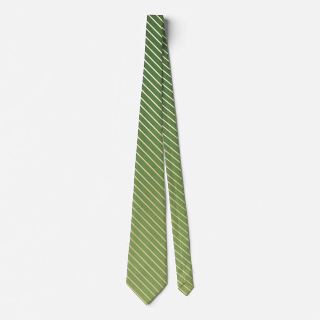 Beautiful Green-Gold Elegant Tie (Front)