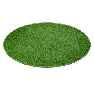 Beautiful green grass texture from golf course cutting board