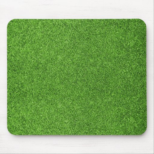 Image of Beautiful green grass texture from golf course Mouse Mat