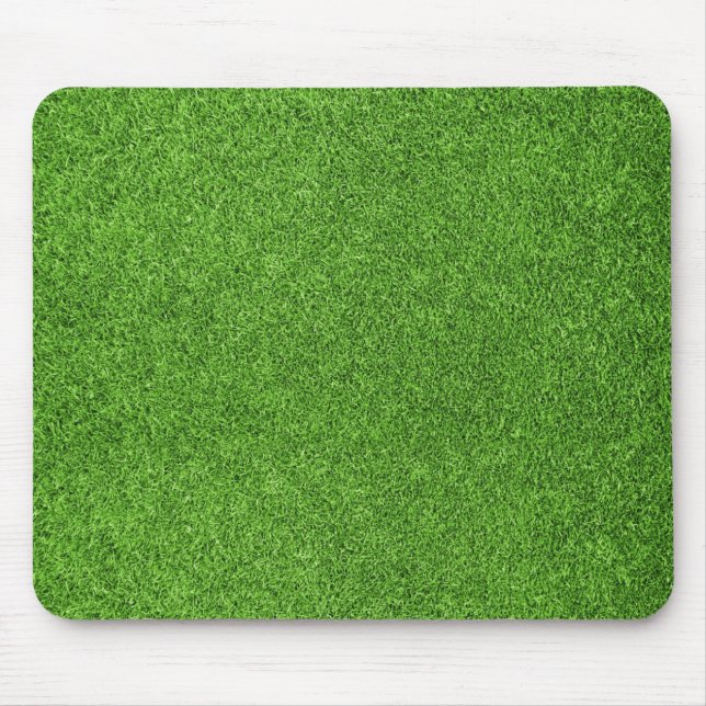 Beautiful green grass texture from golf course mouse mat (Front)