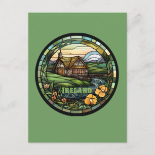 Beautiful Green Ireland Souvenir Holiday Postcard