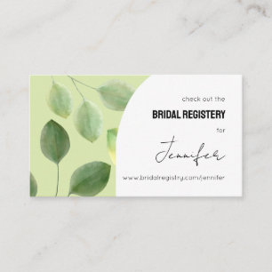 Beautiful greenery eucalyptus leaves invitation 