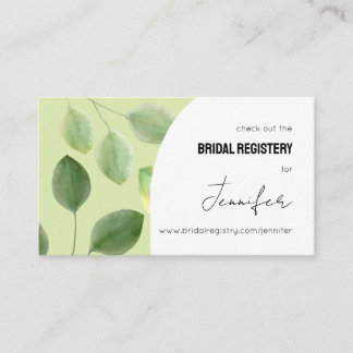 Beautiful greenery eucalyptus leaves invitation