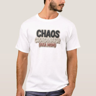 Beautiful Grey CHAOS COORDINATOR MOM Artwork T-Shirt