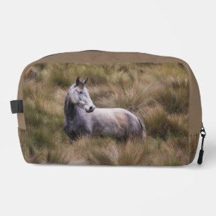 Beautiful Grey Coloured Horse Dopp Kit