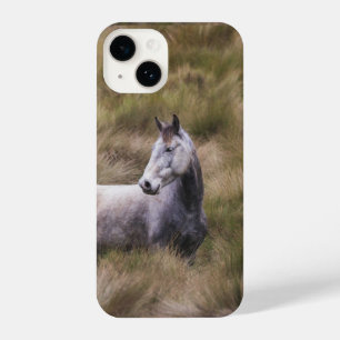 Beautiful Grey Coloured Horse iPhone 14 Case