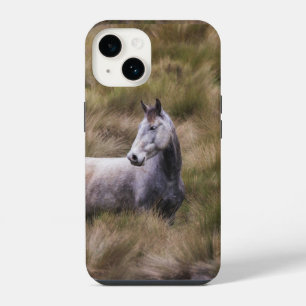 Beautiful Grey Coloured Horse iPhone 14 Case