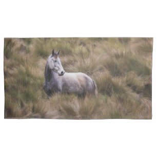 Beautiful Grey Coloured Horse Pillowcase