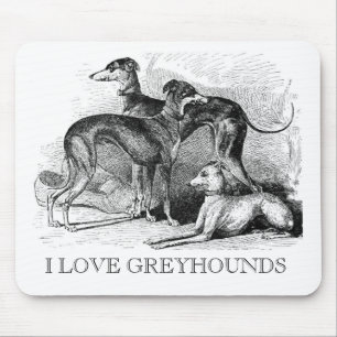 Beautiful Greyhounds Mouse Mat
