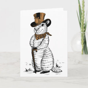 Beautiful Groundhog Lovers Day Tee For Boys Girls Card