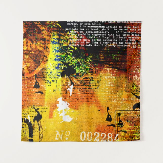Beautiful grunge layout background, vintage tapestry (Front)