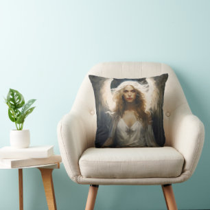 Beautiful Guardian Angel Cushion