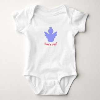 Beautiful guardian angel design baby bodysuit