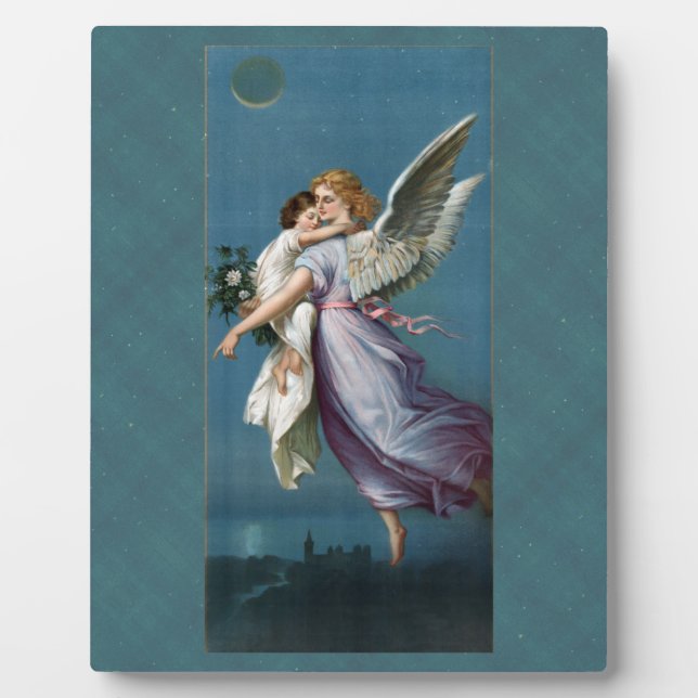 Beautiful Guardian Angel Plaque (Front)