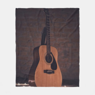 Beautiful Guitar Fleece Blanket