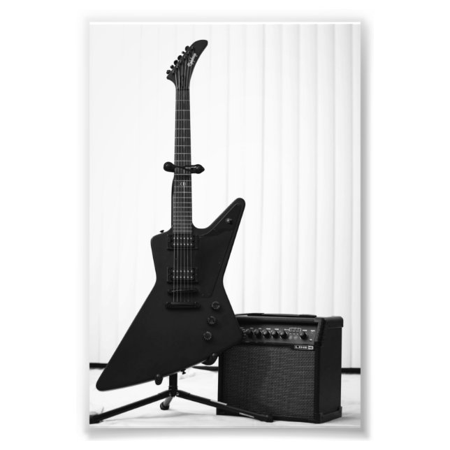 Beautiful Guitar Photo Print (Front)