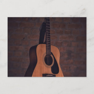 Beautiful Guitar Postcard