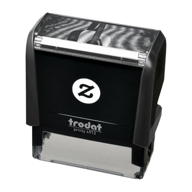 Beautiful Guitar Self-inking Stamp (Product)