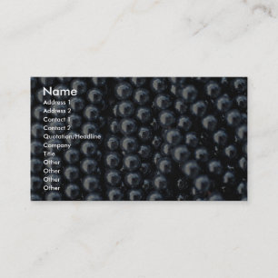 Beautiful Haematite beads on strings Business Card