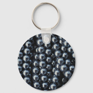 Beautiful Haematite beads on strings Key Ring