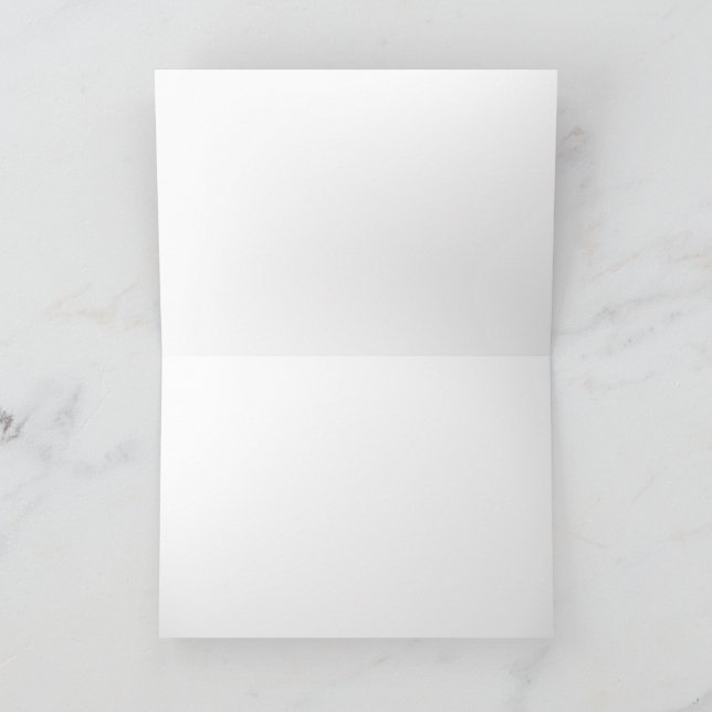 Beautiful Haena Sea Folded Greeting Card (Inside)
