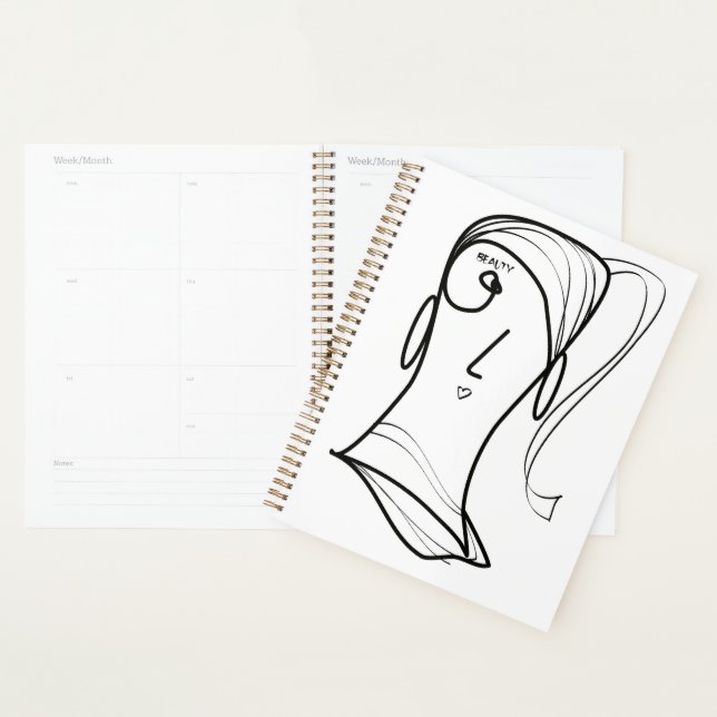 Beautiful Hair Ponytail Planner (Display)
