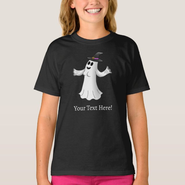 Beautiful Halloween Ghost T-Shirt (Front)