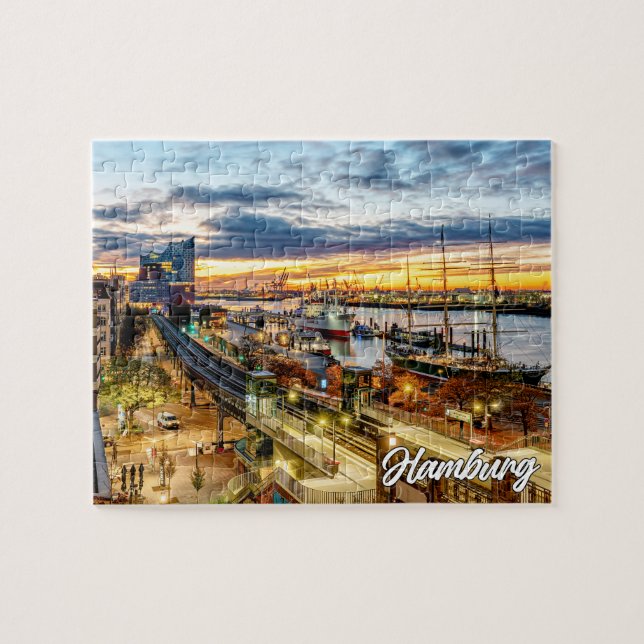 Beautiful Hamburg, Germany Jigsaw Puzzle (Horizontal)