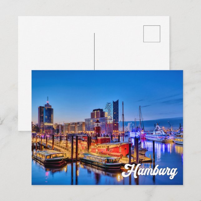 Beautiful Hamburg, Germany Postcard (Front/Back)