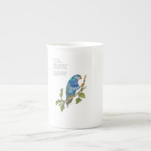 Beautiful Hand Painted Endangered Lorikeet Bone China Mug