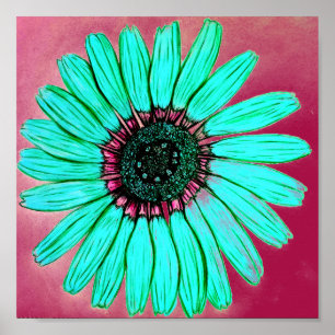 Beautiful Hand sketch Flower Print