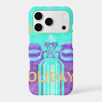 Beautiful Happy Holidays Blue Cyan vector design