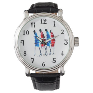 Beautiful Happy People Maasai Moran Walking Tall Watch
