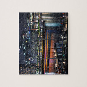 Beautiful Harbour Views at Night Jigsaw Puzzle