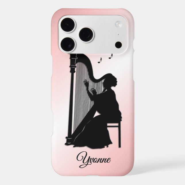 Beautiful Harp Player Personalised (Back)