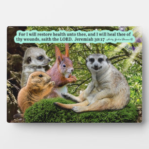 Beautiful Healing Scripture Plaque Jeremiah 30:17