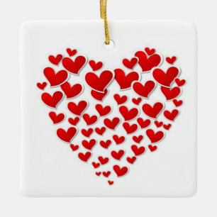 *BEAUTIFUL HEART*  CHRISTMAS ORNAMENT