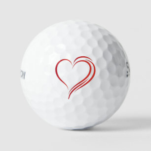 **BEAUTIFUL HEART**  GOLF BALLS