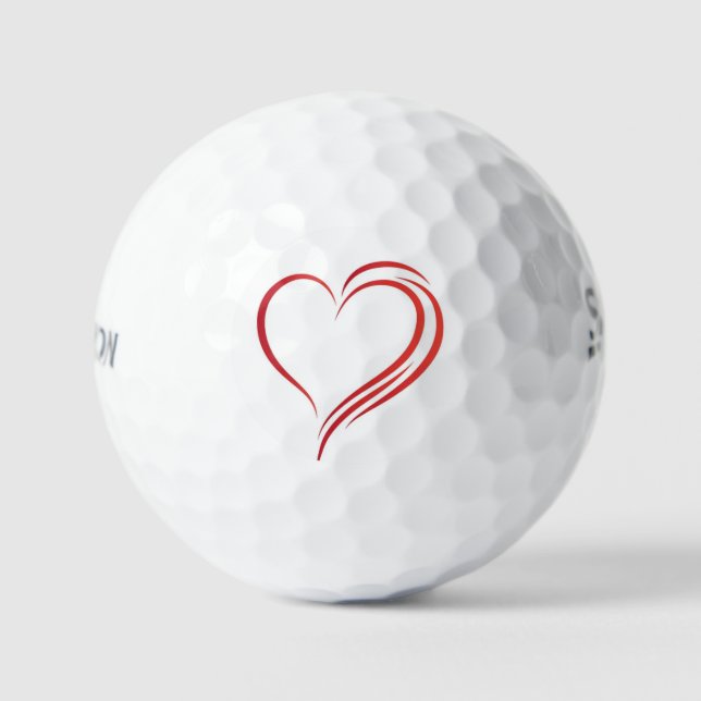 **BEAUTIFUL HEART**  GOLF BALLS (Front)