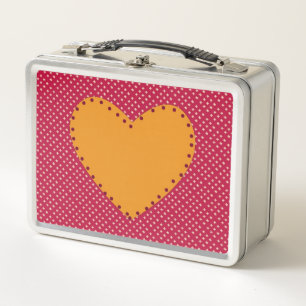 Beautiful Heart  Metal Lunch Box