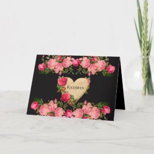 Beautiful Heart Personalised Card