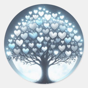 Beautiful Heart Shaped Tree Stickers