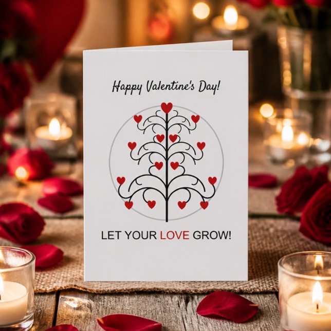Beautiful Heart Tree Valentine's Day Card (Creator Uploaded)