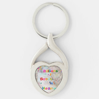 Beautiful Hearts Key Ring