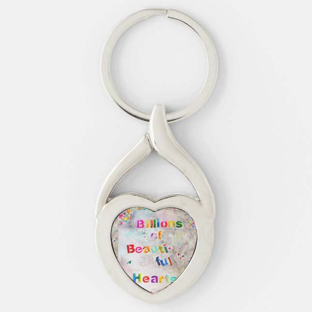 Beautiful Hearts Key Ring (Front)