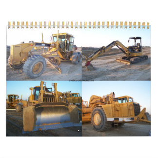 Beautiful Heavy equipment calendar