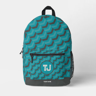 Beautiful High School Unique Monogram Printed Backpack