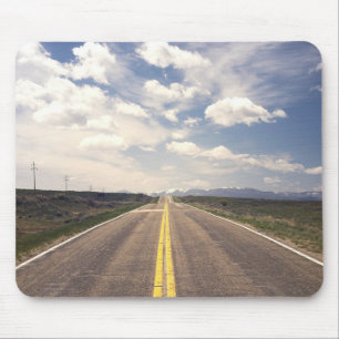 Beautiful highway scenery mouse mat