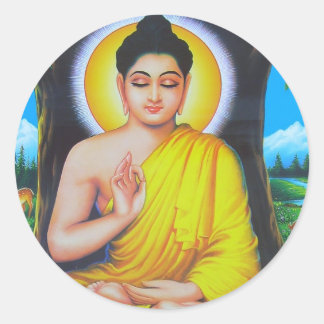 Beautiful Hindu Dieties and Goddesses Classic Round Sticker