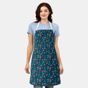Beautiful Historical Symbols Pattern Apron